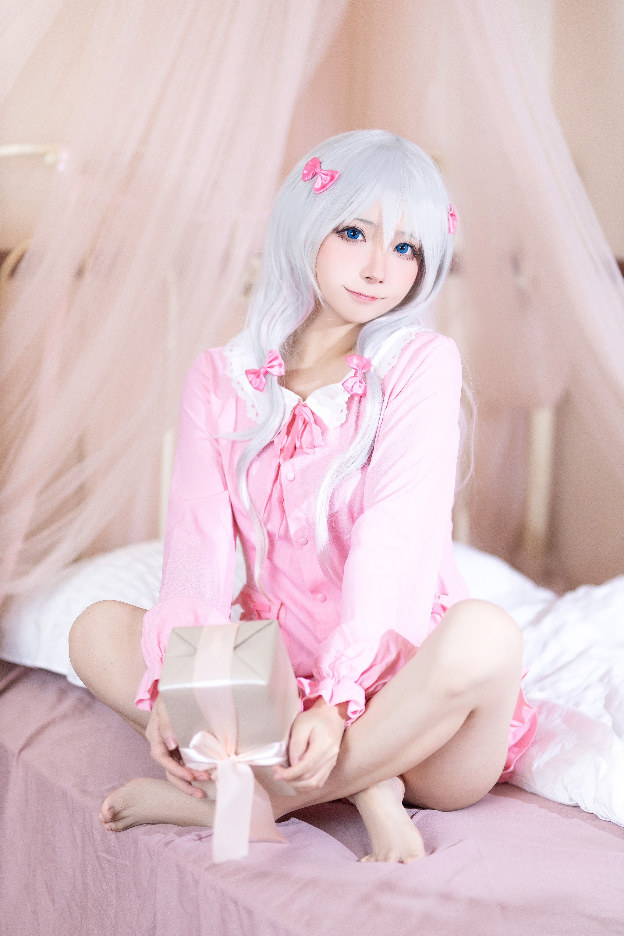 是三不是世w - NO.048 纱雾 埃罗芒睡衣[27P]-XikXak